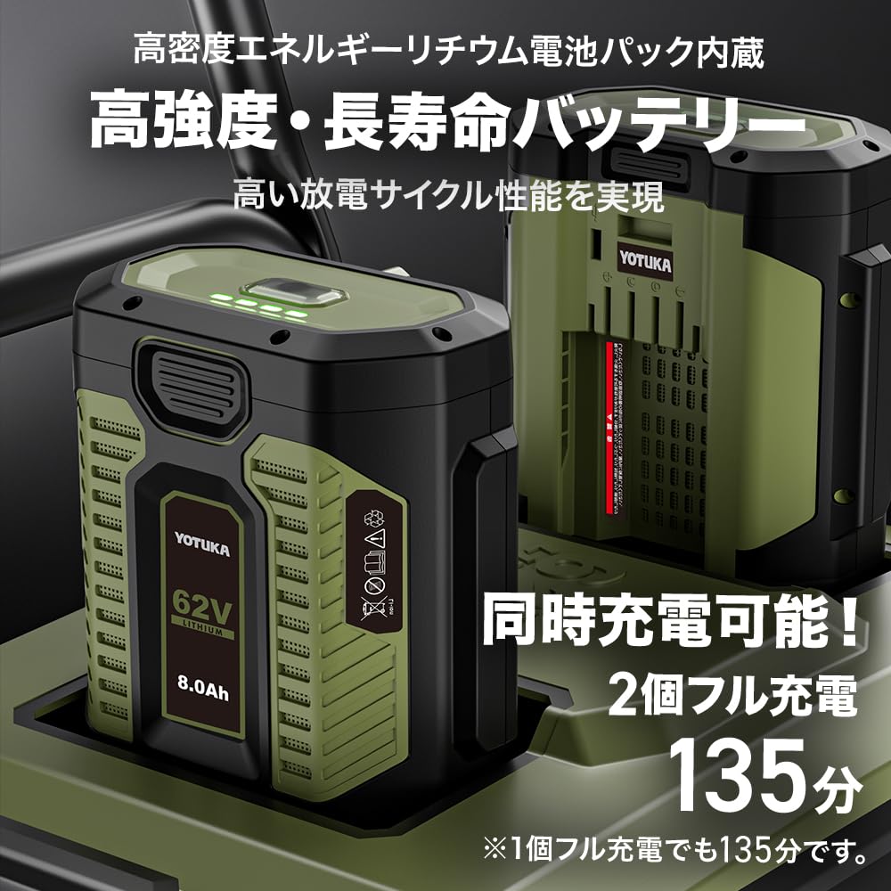 Amazon.co.jp: HAIGE(ハイガー) 充電式電動除雪機 62V 自走式 11馬力